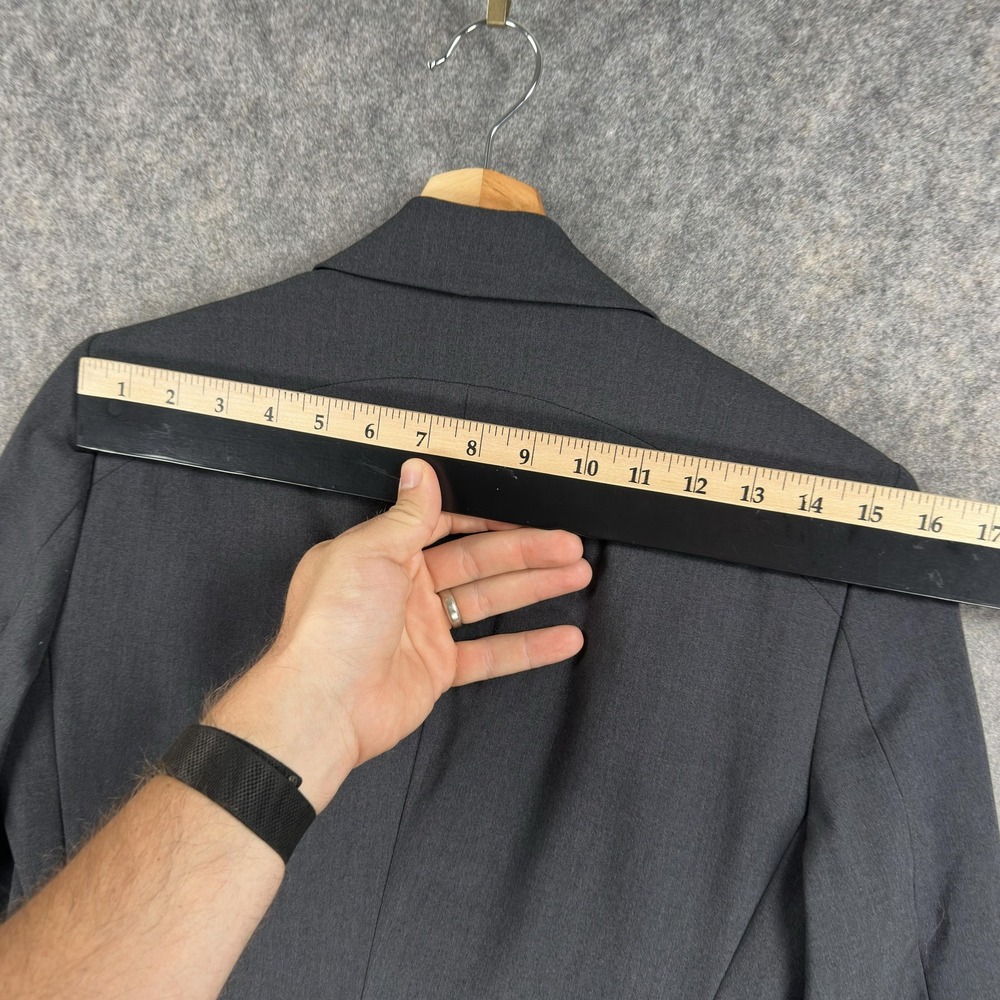 Ministry Of Supply Blazer Mens 36 (Fits 34) Gray Stretch Two Button Work - Picture 10 of 16